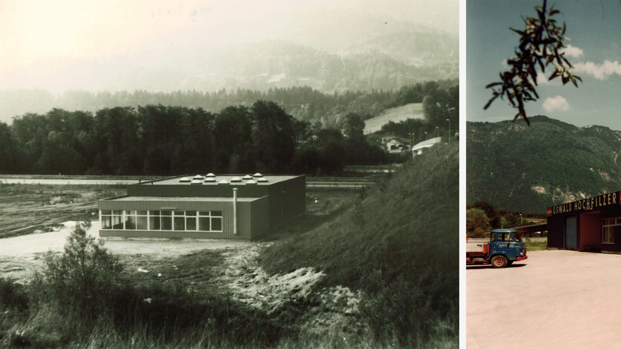 Das Firmengebäude in Kundl 1974.