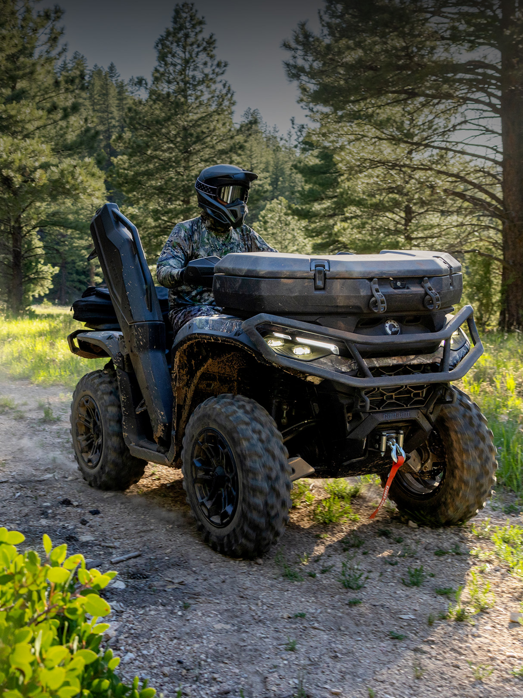 Can-Am ATV Can-Am ATV im Gelände.